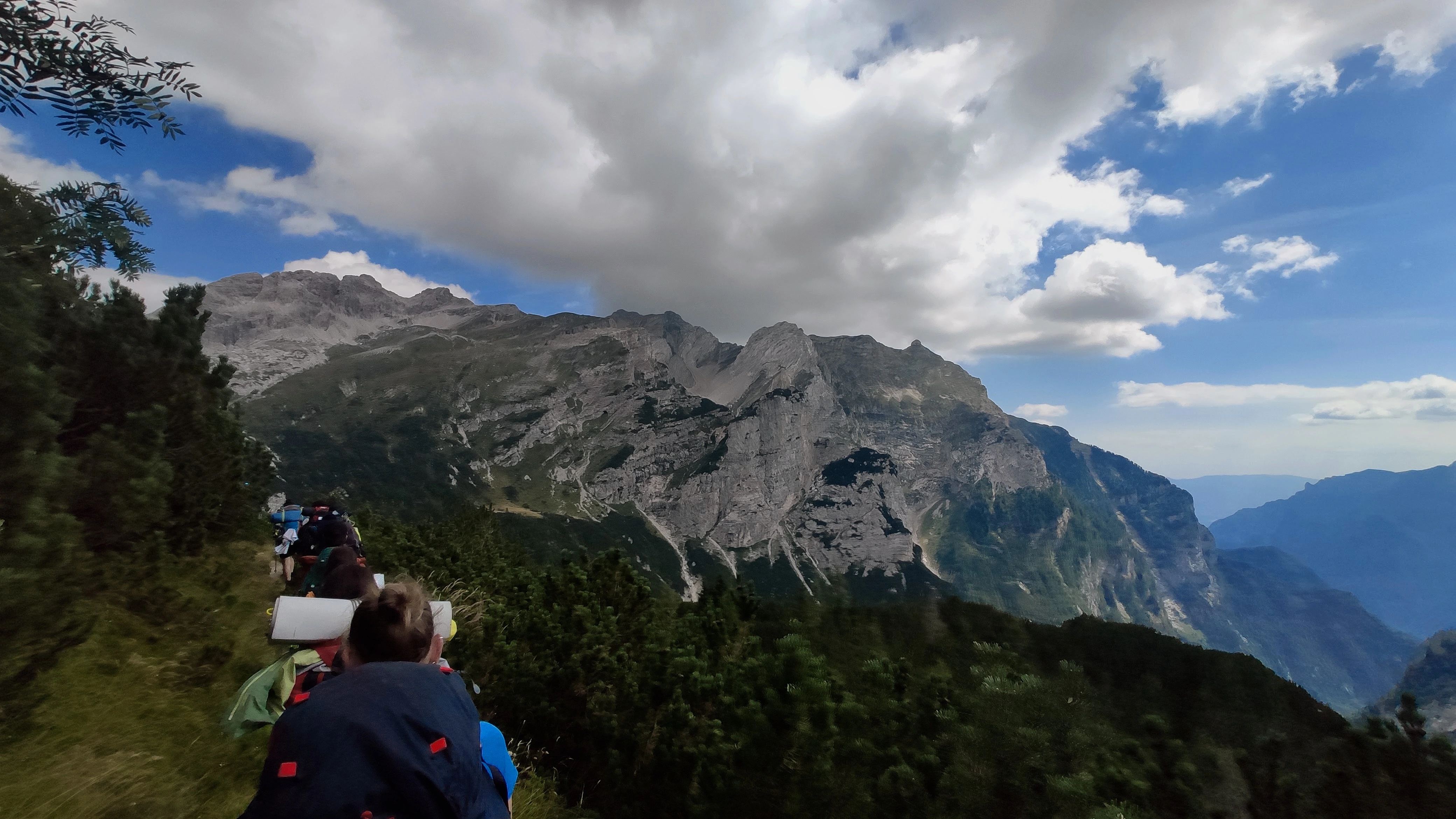 Camminata alla dolomiti